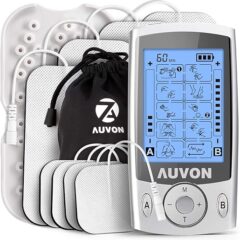 AUVON Dual Channel TENS Unit: Ultimate Pain Relief Solution