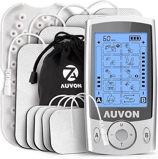 AUVON Dual Channel TENS Unit: Ultimate Pain Relief Solution