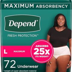 Depend Fresh Protection: Women's Incontinence Underwear for Ultimate Comfort