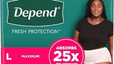 Depend Fresh Protection: Women's Incontinence Underwear for Ultimate Comfort