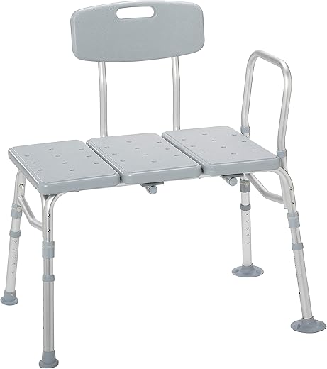 Drive Medical Adjustable Shower Transfer Bench: Enhance Safety and Comfort in Your Shower