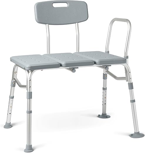 Medline Adjustable Transfer Bench: A Senior's Essential for Safety