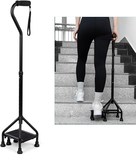 MMingo Adjustable Stair Climbing Cane: A Game Changer for Mobility!