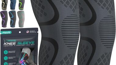 Modvel Compression Knee Brace 2 Pack: Ultimate Support for Active Lifestyles